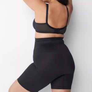 Cacique Black Slimmer Ultra High-Waist Shorts